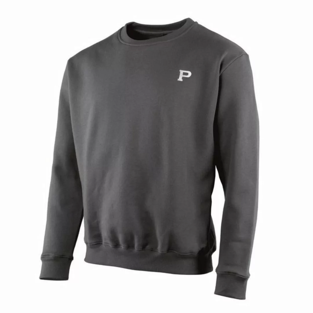 Platzangst Sweater Sweatshirt P-Logo Grau günstig online kaufen