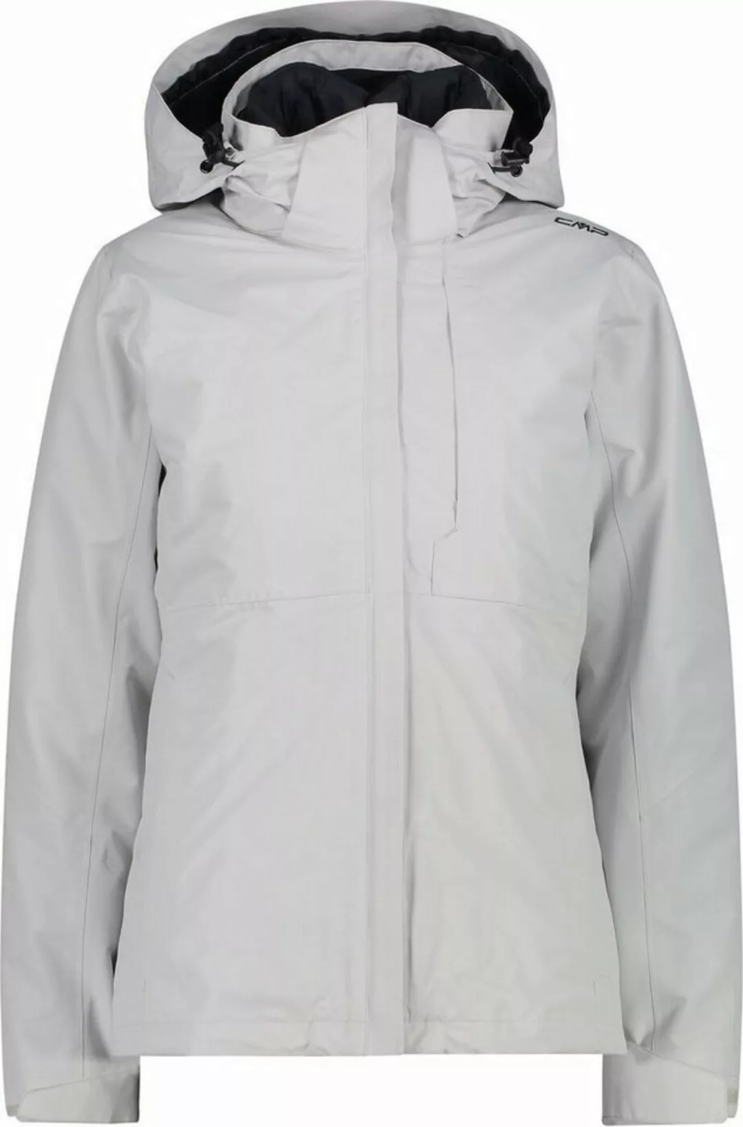 CMP Trekkingjacke WOMAN JACKET ZIP HOOD DETACHBLE INN.JACKET GESSO günstig online kaufen