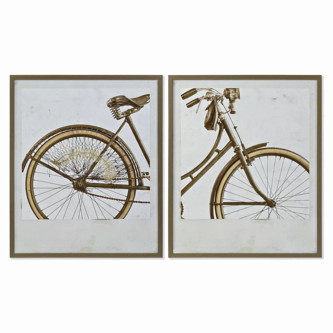 Bild Dkd Home Decor Kristall Leinwand Fahrrad (69 X 3 X 83 Cm) günstig online kaufen