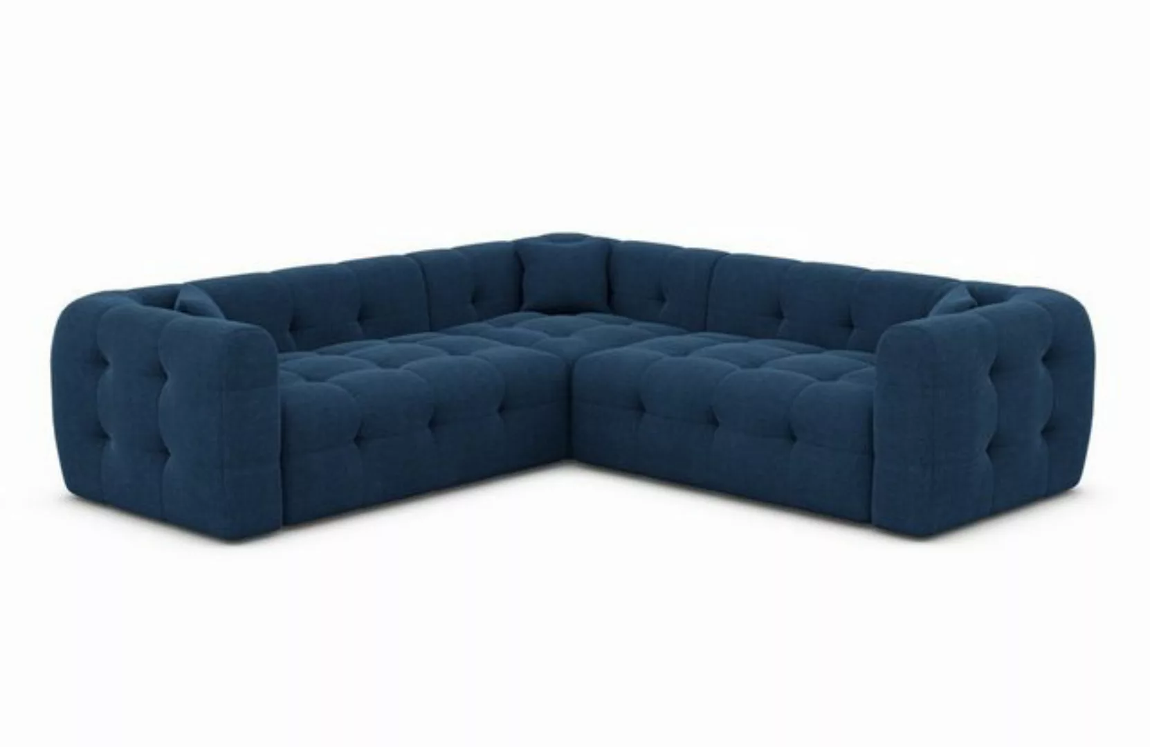 Sofa Dreams Ecksofa Sofa Polsterstoff Eckcouch Samt Lounge Couch Sevilla L günstig online kaufen