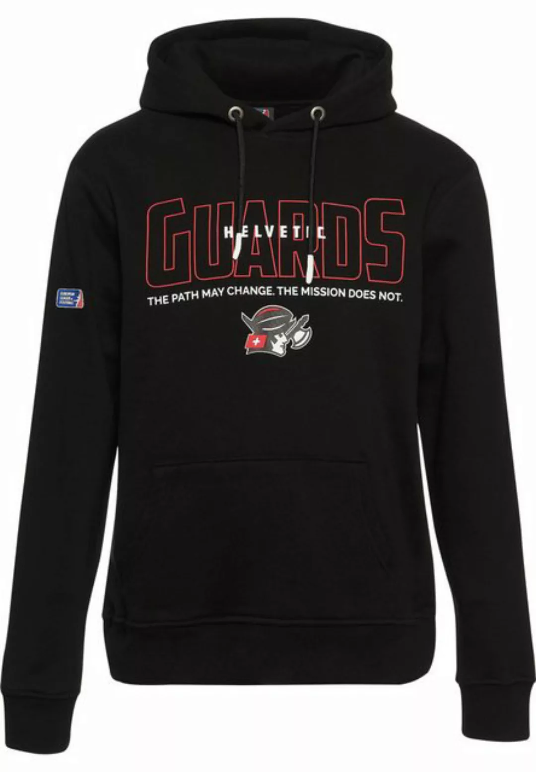 DEF Kapuzensweatshirt DEF Helvetic Guards Mission Hoodie (1-tlg) günstig online kaufen