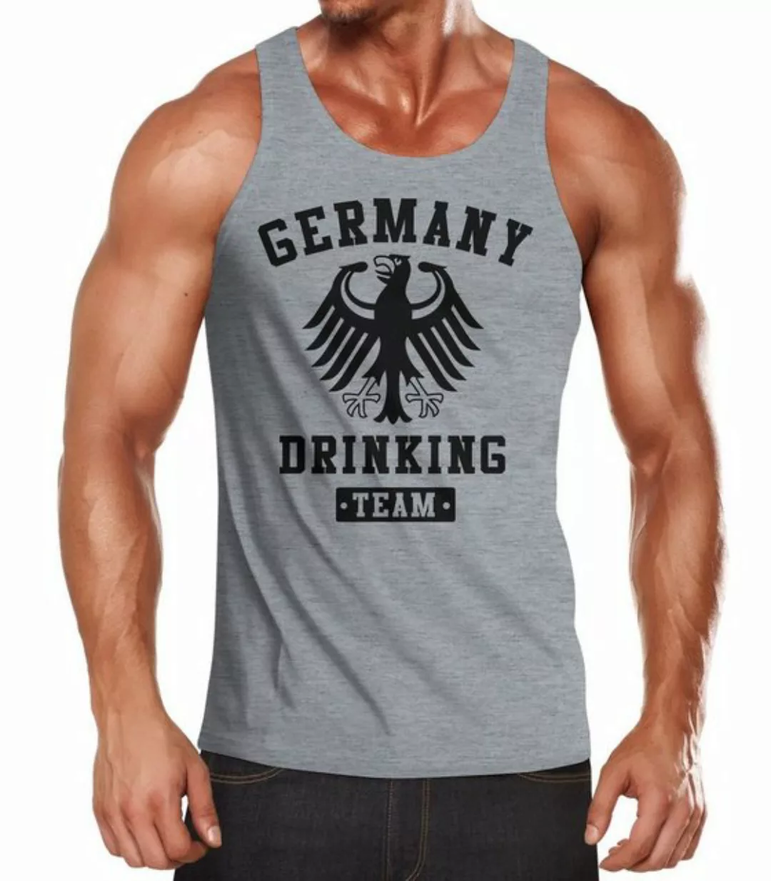 MoonWorks Tanktop Deutschland Herren Tanktop Germany Drinking Bier Team Adl günstig online kaufen