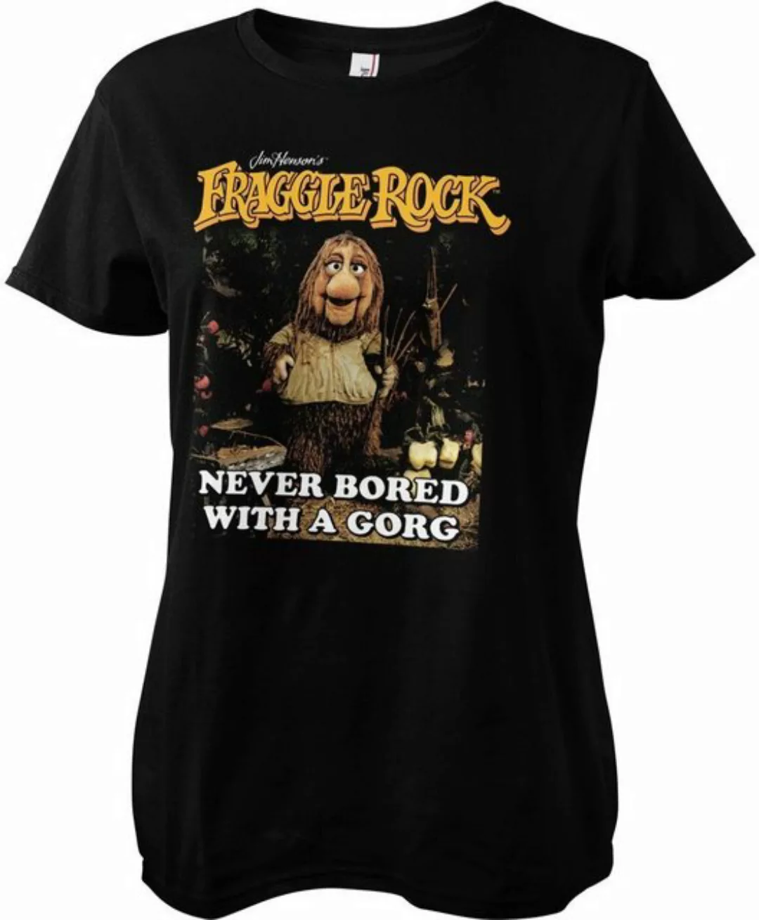 Fraggle Rock T-Shirt Never Bored With A Gorg Girly Tee günstig online kaufen