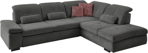 Die PlanBar Ecksofa "MP-IN16012 L-Form", inkl. Sitztiefenverstellung, optio günstig online kaufen