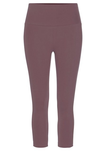 LASCANA Caprileggings mit breitem weichem Bündchen, Loungewear günstig online kaufen