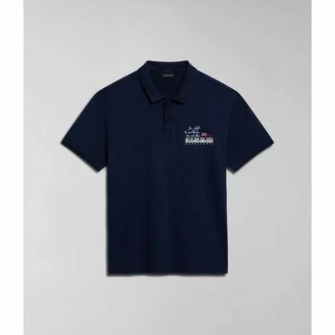 Napapijri  T-Shirts & Poloshirts E-COLVILLE NP0A4HPX-176 BLU MARINE günstig online kaufen