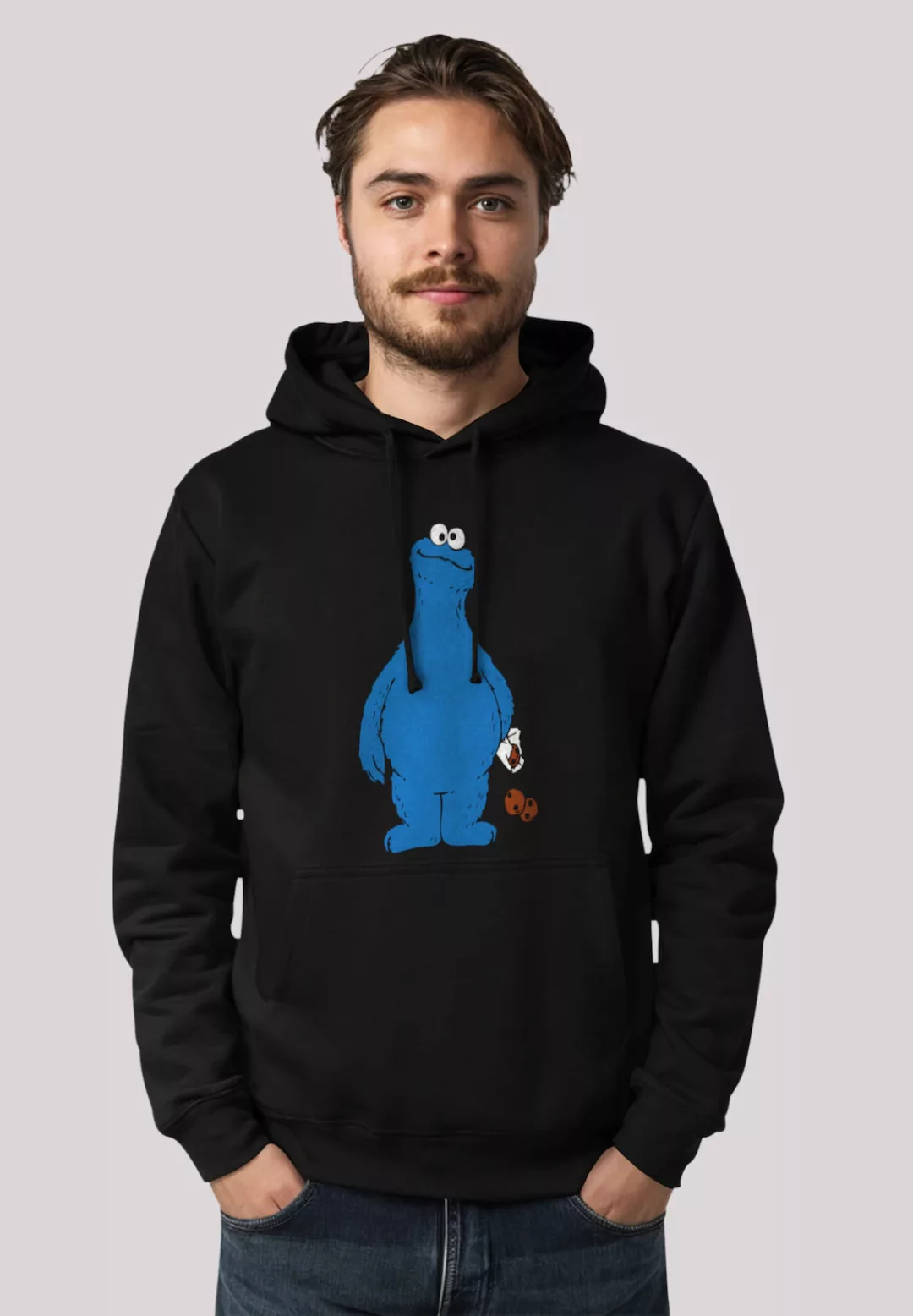 F4NT4STIC Kapuzenpullover "Sesamstraße Cookie Thief", Premium Qualität günstig online kaufen