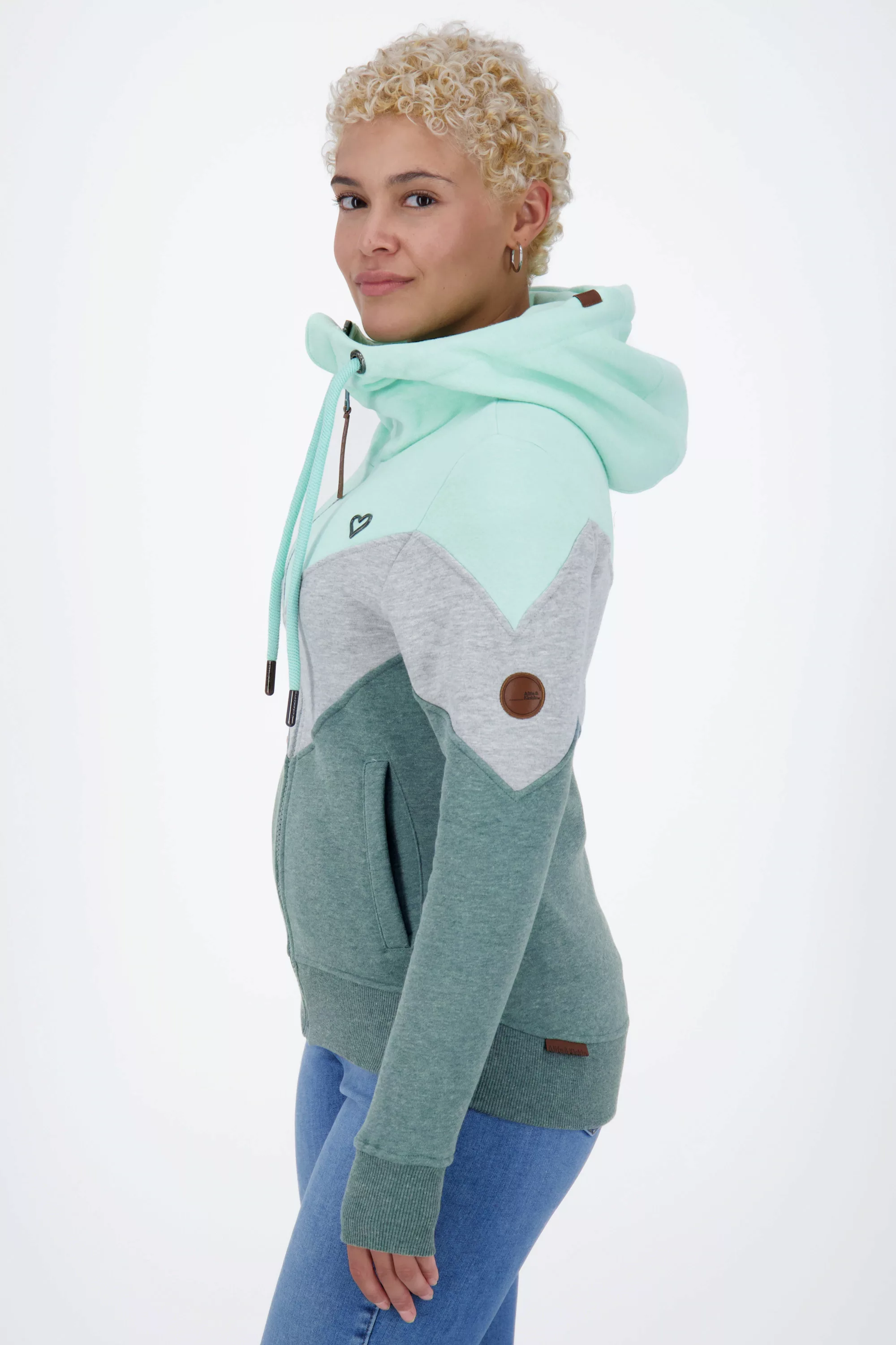 Alife & Kickin Kapuzensweatjacke "StellinaAK A Sweatjacket Damen" günstig online kaufen