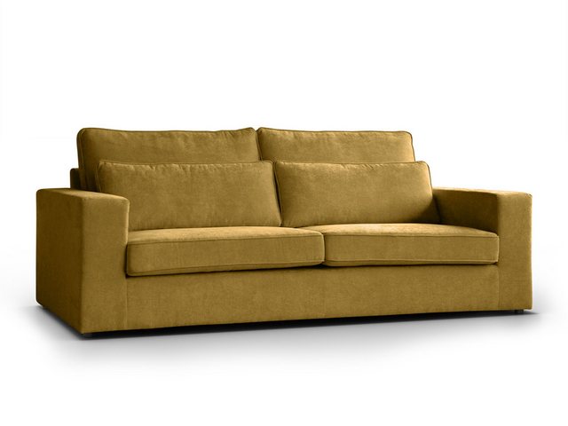 Beautysofa Ecksofa Modernes, stilvolles und elegantes 3-Sitzer-Sofa PARMA, günstig online kaufen
