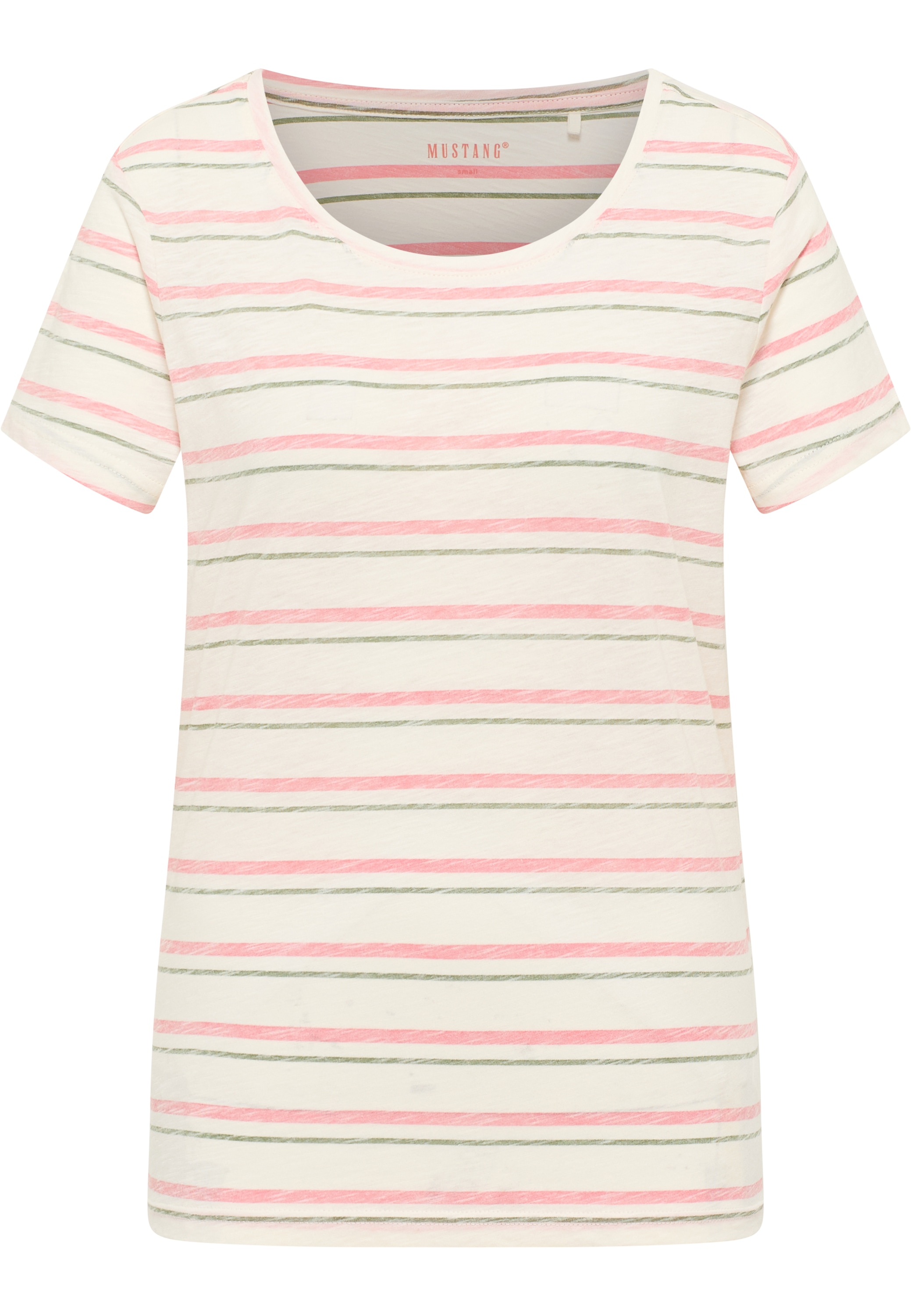 MUSTANG Kurzarmshirt "Damen Style Alma" günstig online kaufen