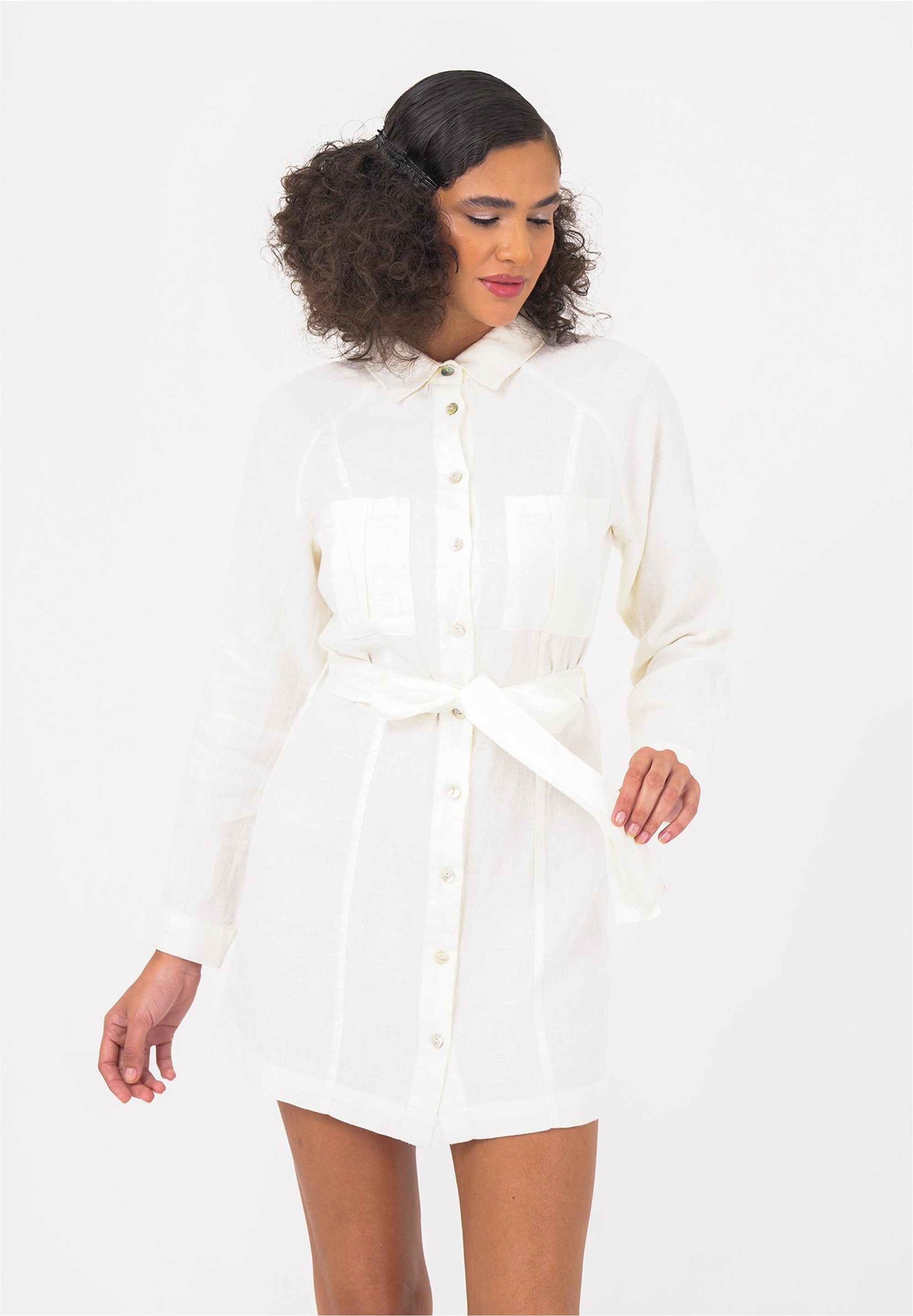 freshlions Jerseykleid "Belinda", (1 tlg.), mit praktischem Bindeband günstig online kaufen