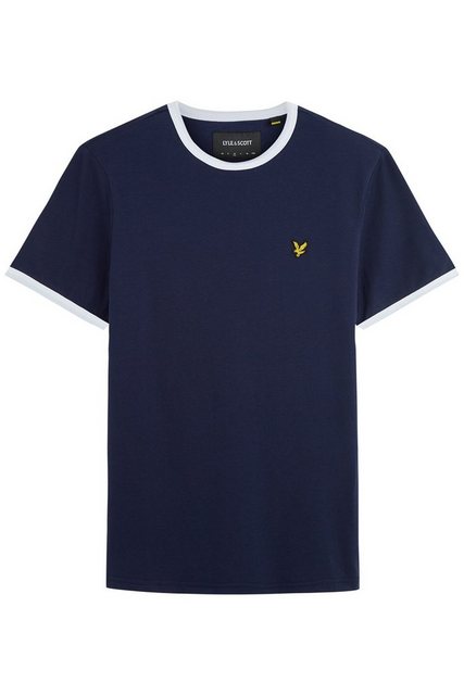 Lyle & Scott T-Shirt Mit Kontrastierender Zierleiste günstig online kaufen