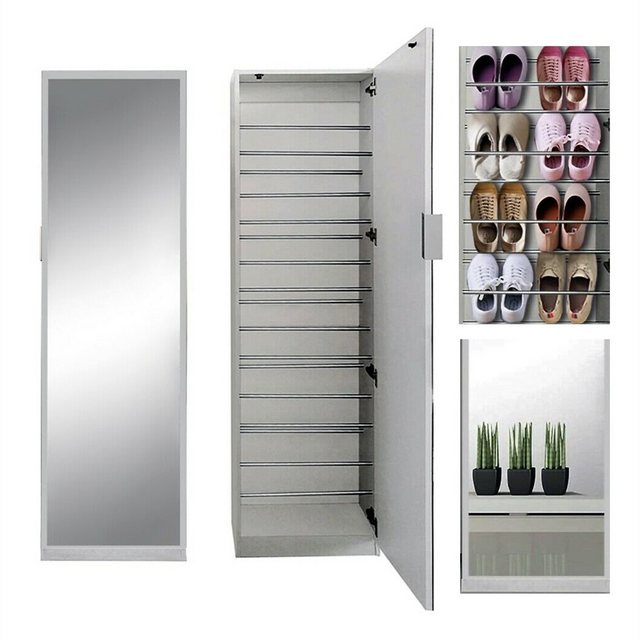 Feel2Home Schuhschrank Schuhregal Schuhkommode Garderobenschrank 180cm Weiß günstig online kaufen