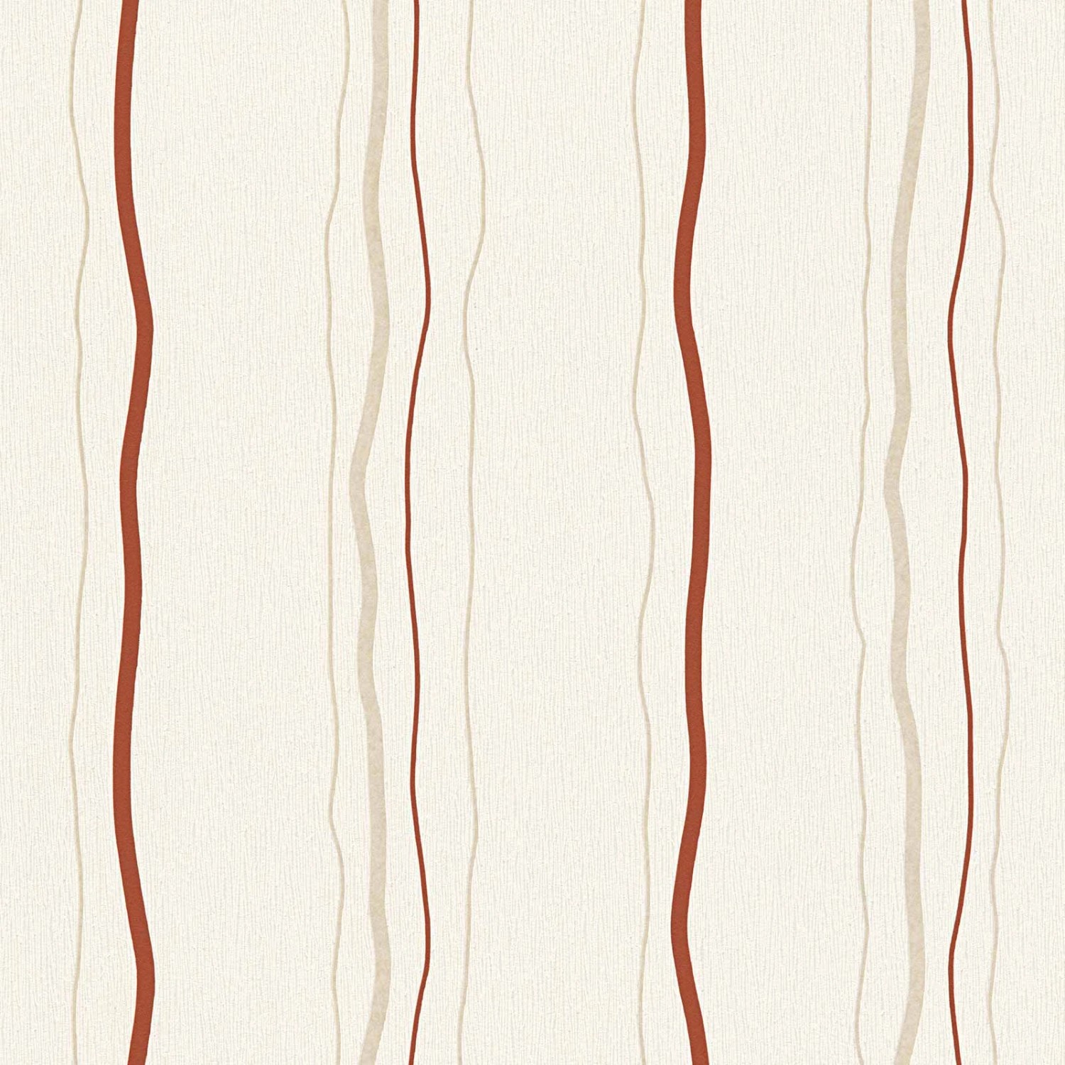 Bricoflor Gestreifte Tapete Rot Creme Beige Streifen Vliestapete Geschwunge günstig online kaufen