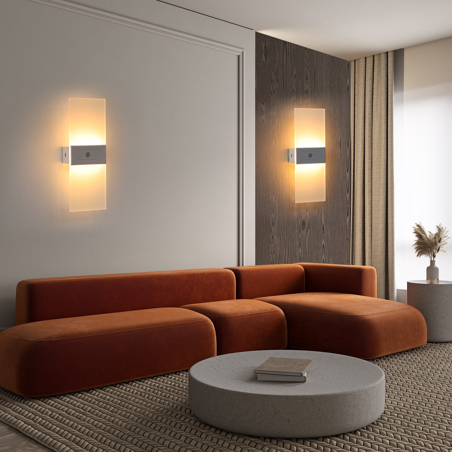 LETGOSPT LED Wandleuchte Wandleuchte Innen, LED günstig online kaufen