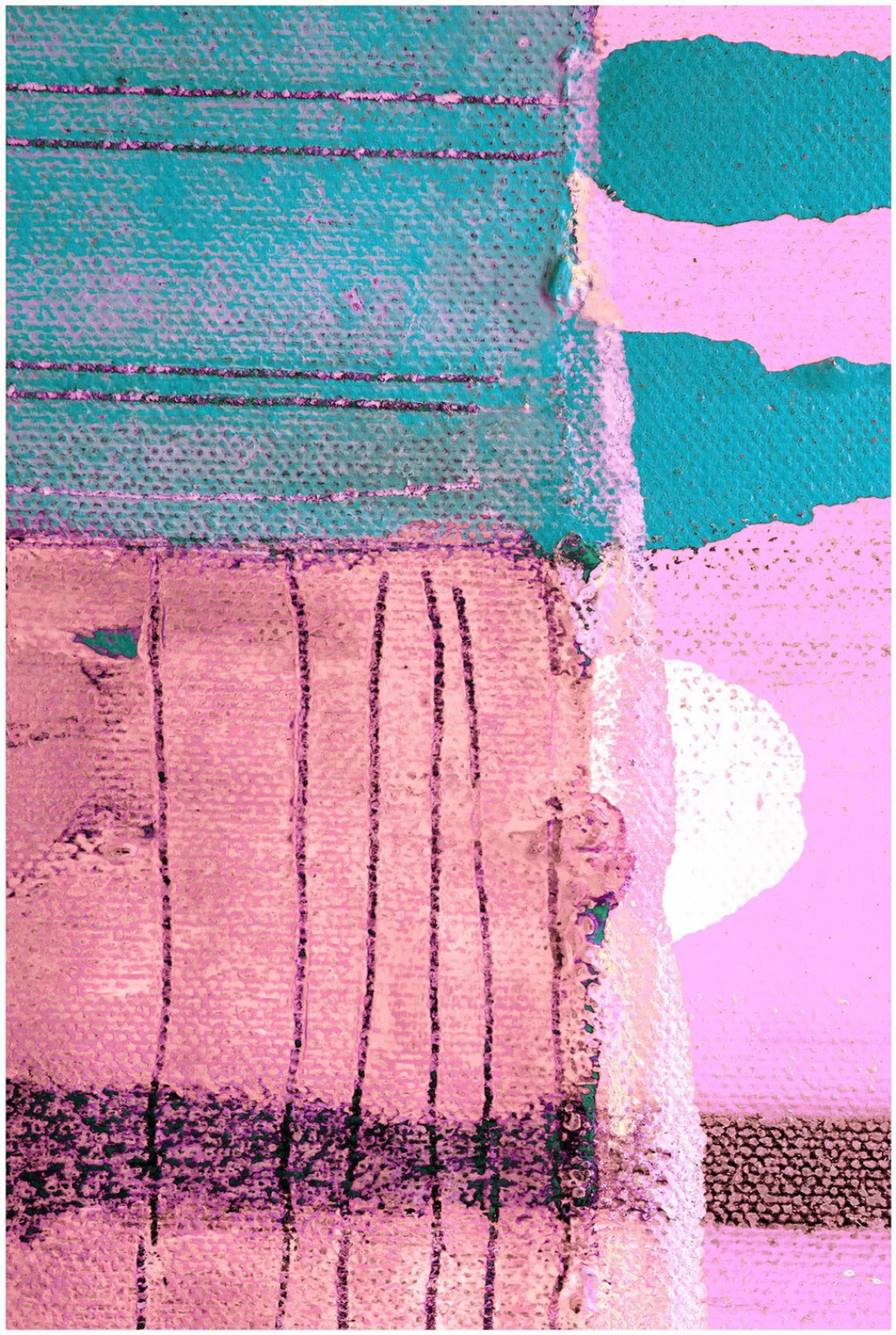 Komar Wandbild "Pinky Allegro", (1 St.), Deutsches Premium-Poster Fotopapie günstig online kaufen