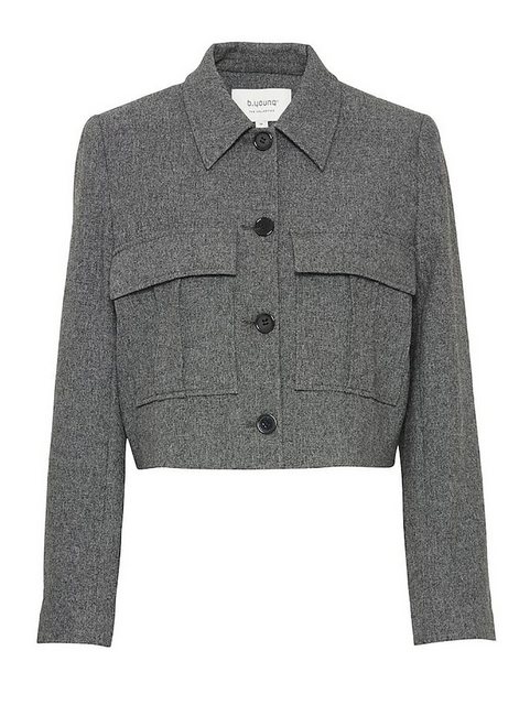 b.young Kurzblazer Blazer BYETONA Grey Melange günstig online kaufen