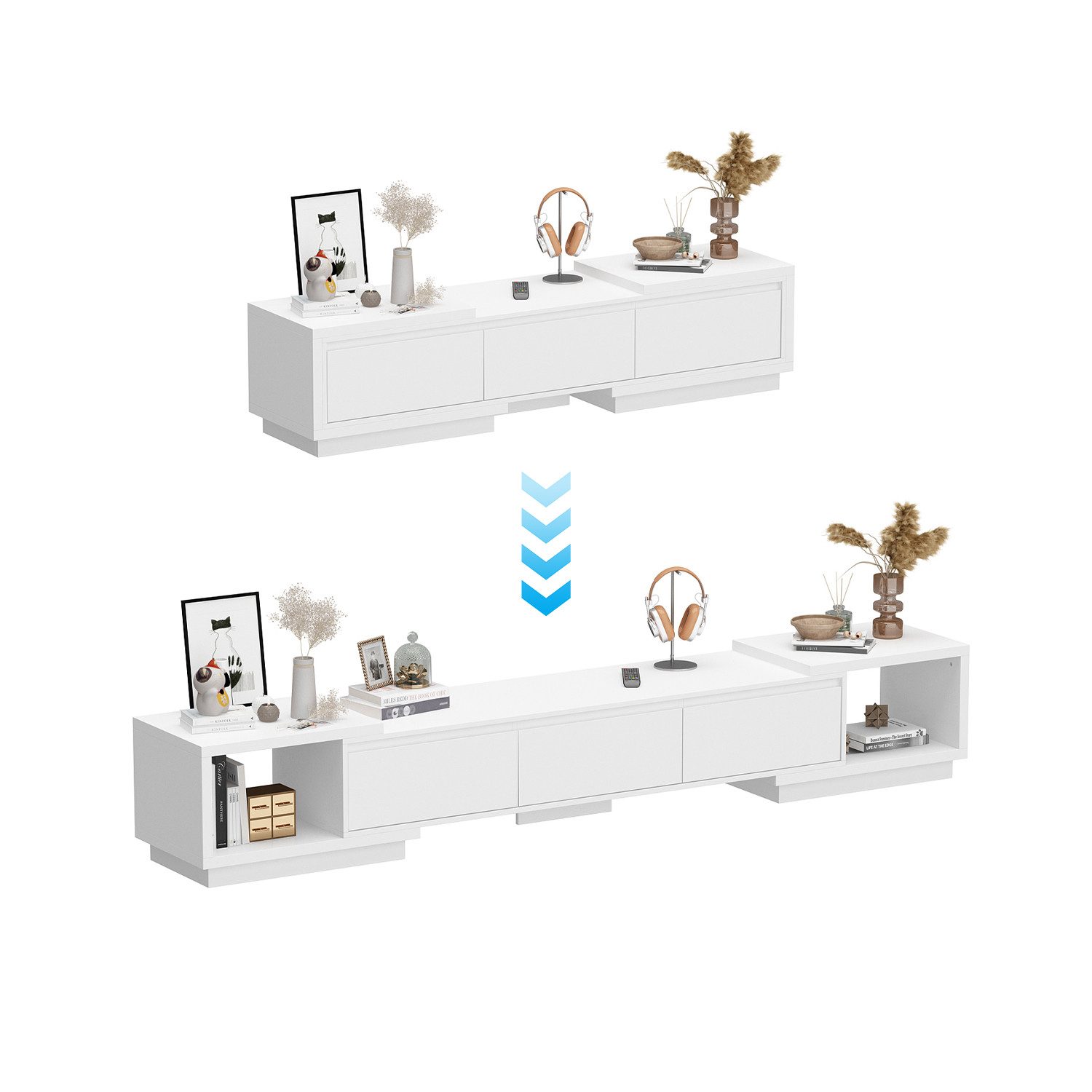 FUFU&GAGA Lowboard TV Schrank, 4 Modelle, günstig online kaufen