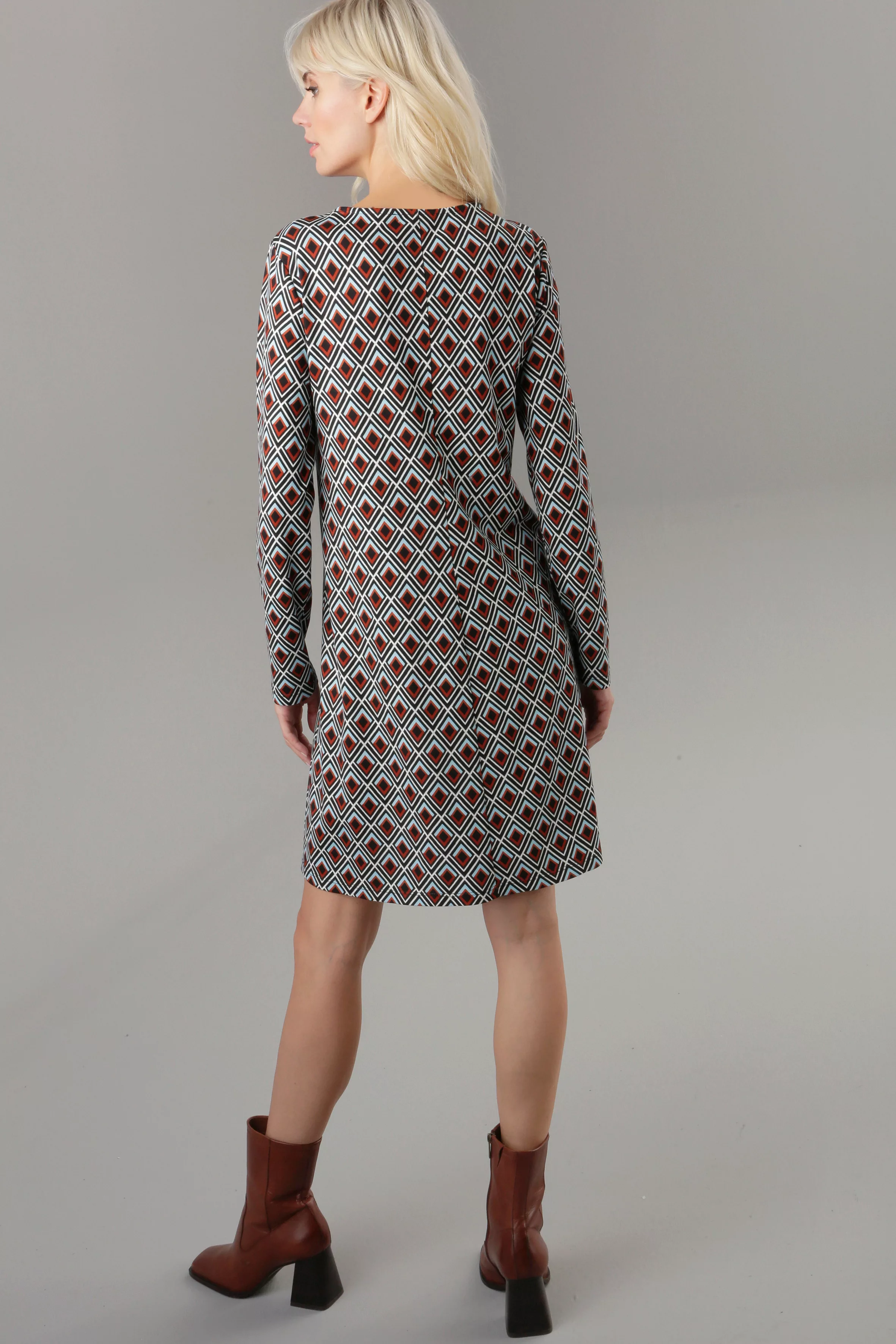Aniston SELECTED Jerseykleid, in leichter A-Linien-Form günstig online kaufen
