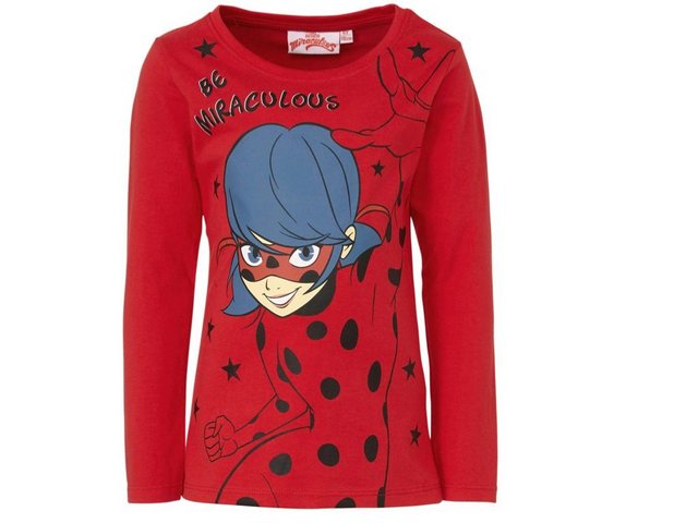 Miraculous - Ladybug Langarmshirt Miraculous Ladybug Langarmshirt rot günstig online kaufen