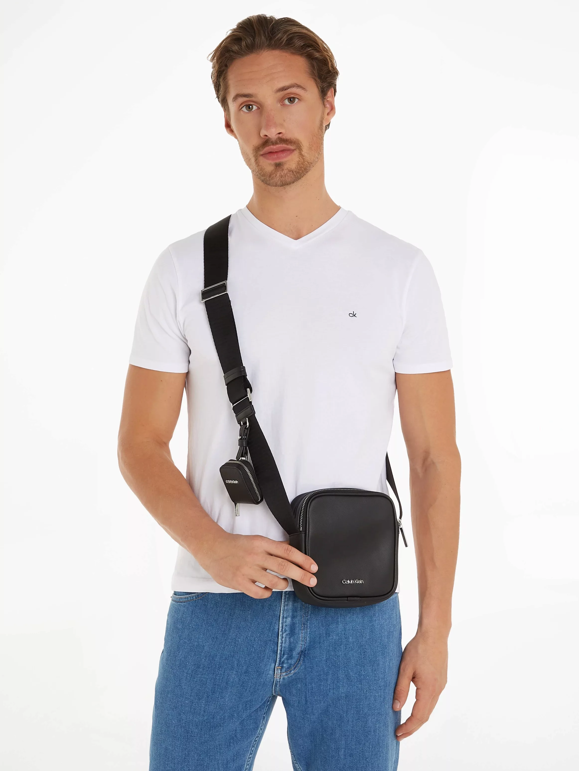 Calvin Klein Umhängetasche "CK EST. PU CUBE REPORTER" günstig online kaufen