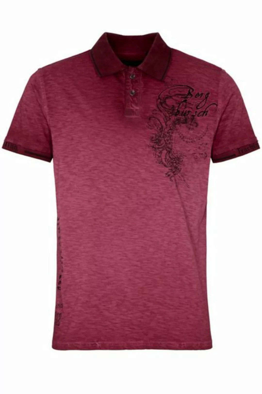Hangowear Trachtenshirt Trachtenshirt Herren - ASKAN - burgund günstig online kaufen
