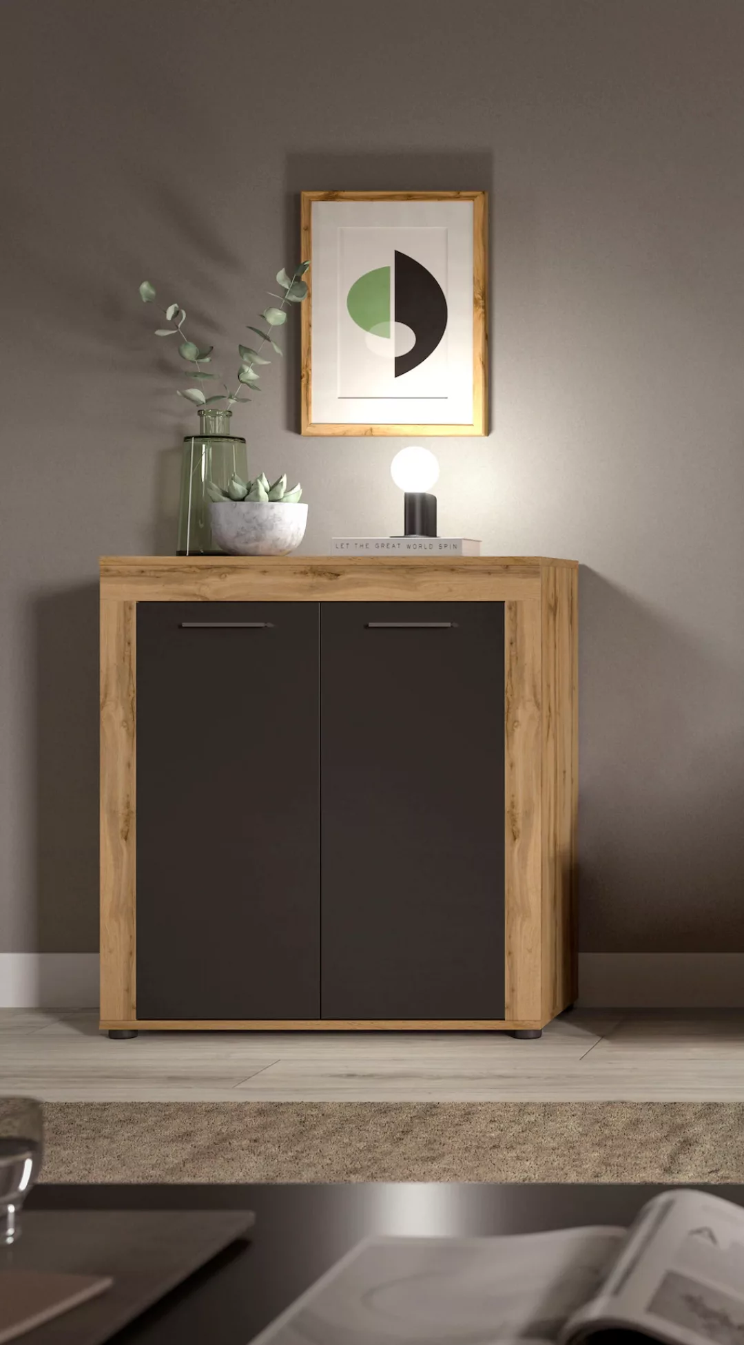 INOSIGN Highboard "Aosta, Höhe 88 cm, in verschiedenen Farbausführungen", m günstig online kaufen