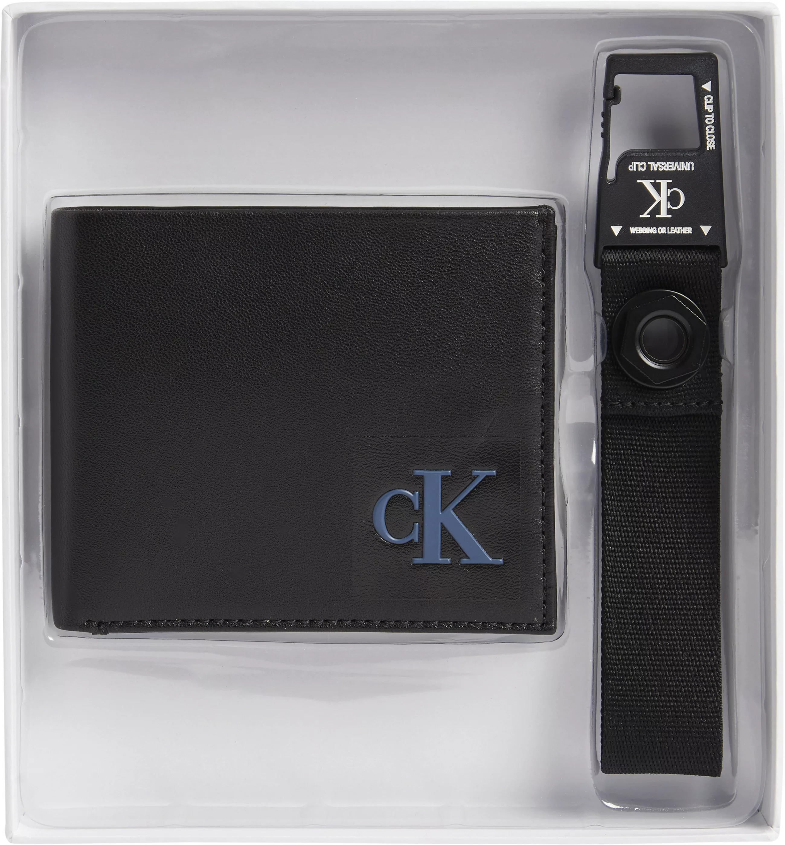 Calvin Klein Jeans Geldbörse "BIFOLD W/COIN+CARABINER KEYFOB", schönes Gesc günstig online kaufen