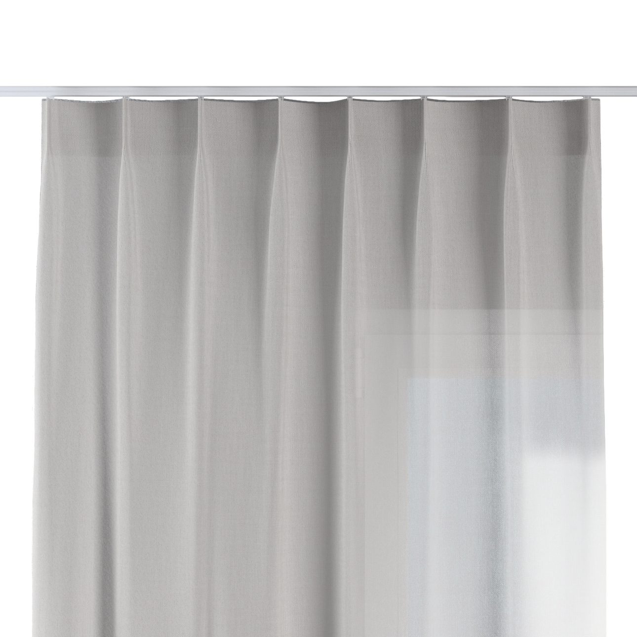 Vorhang mit flämischen 1-er Falten, weiß, Sensual Premium (144-54) günstig online kaufen