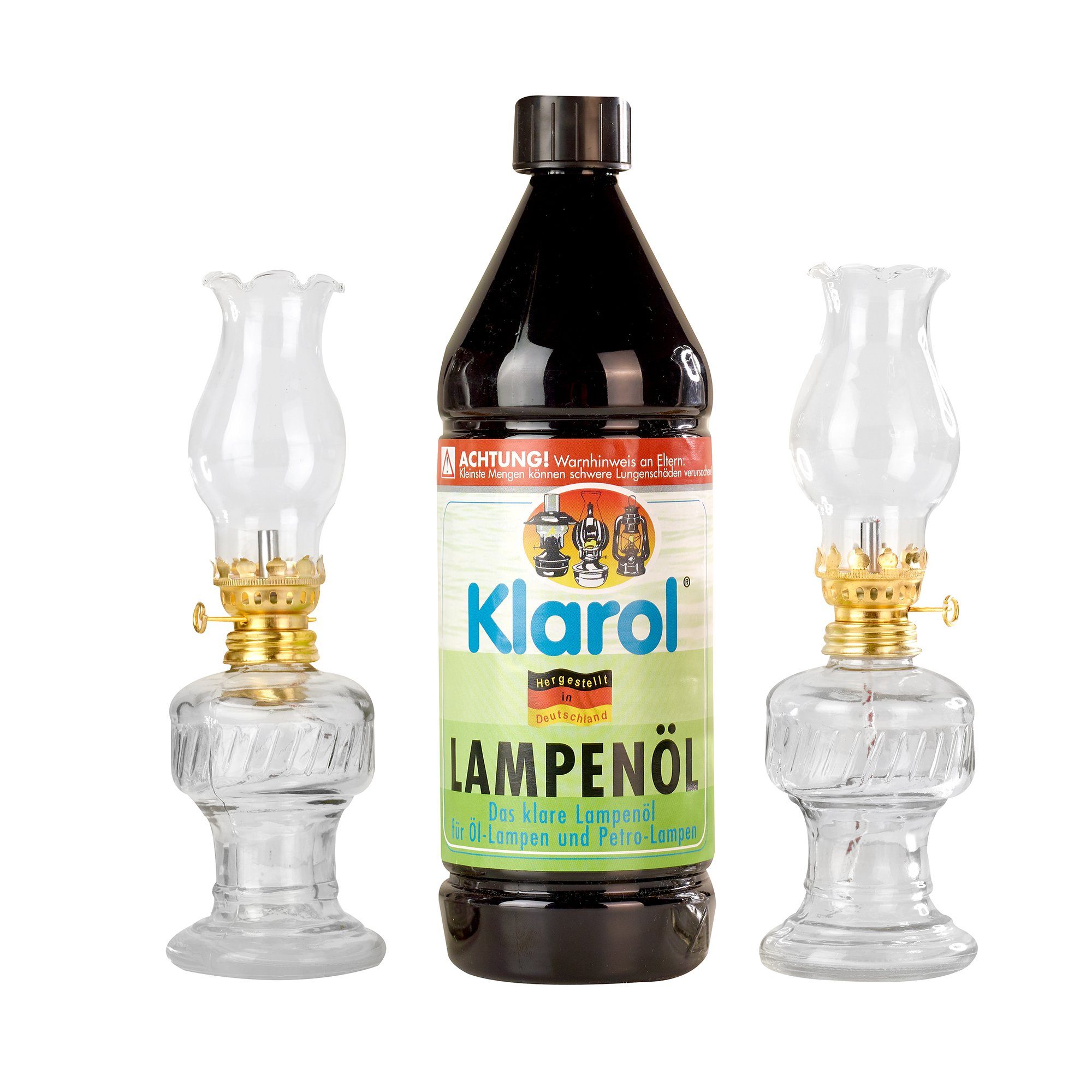 shopandmarry Windlicht 2x Öllampe aus Glas, günstig online kaufen