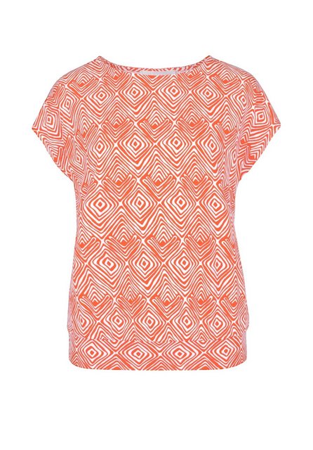 bianca Print-Shirt JULIE mit modischem Allover-Dessin in Trendfarbe günstig online kaufen