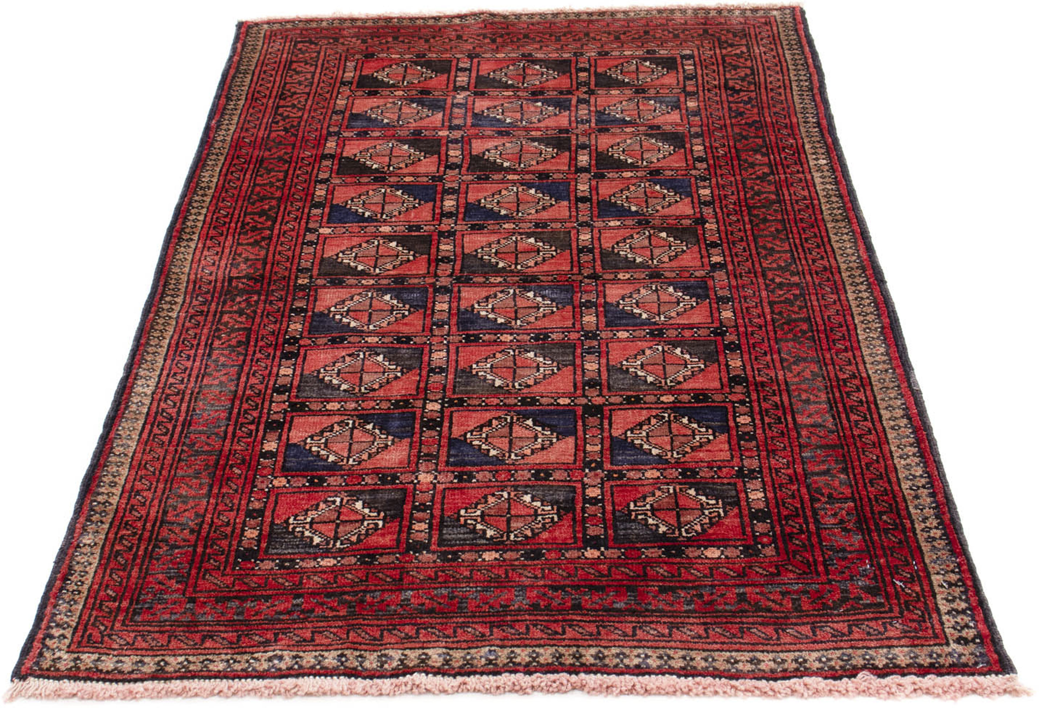 morgenland Orientteppich »Belutsch - 151 x 91 cm - hellrot«, rechteckig, Wo günstig online kaufen