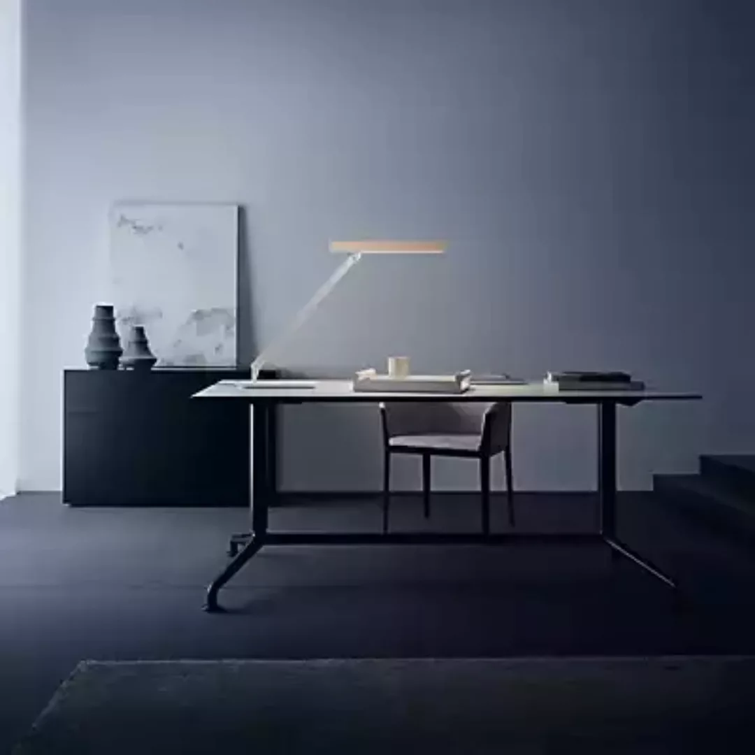 Occhio Taglio Tavolo Tischleuchte LED, Kopf bronze/Body schwarz matt günstig online kaufen