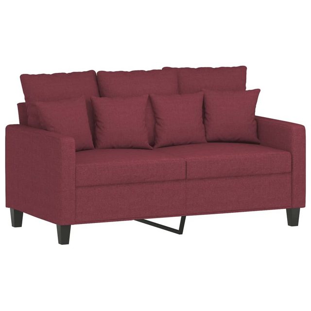 vidaXL Sofa, 2-Sitzer-Sofa Weinrot 120 cm Stoff günstig online kaufen