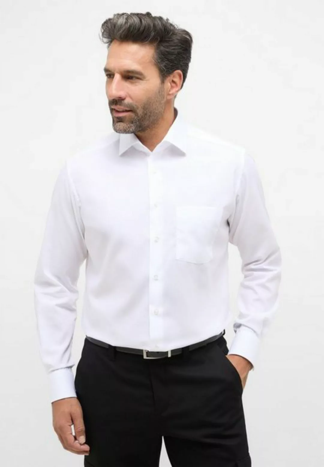 Eterna Blusenshirt Hemd 1100 X19K, weiss günstig online kaufen