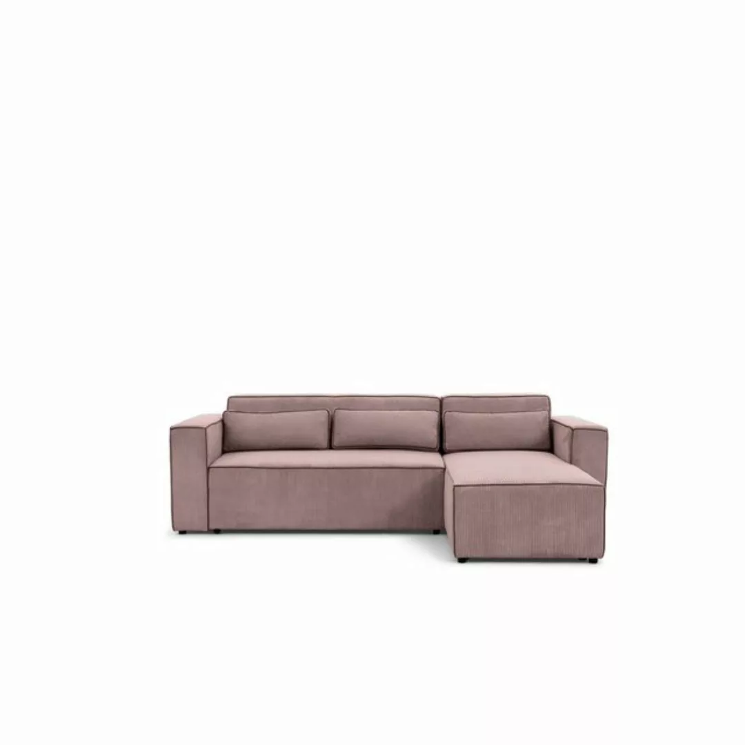 Fun Möbel Ecksofa Schlafsofa inkl. Sessel WALDO, inkl. 5 Rückenkissen günstig online kaufen