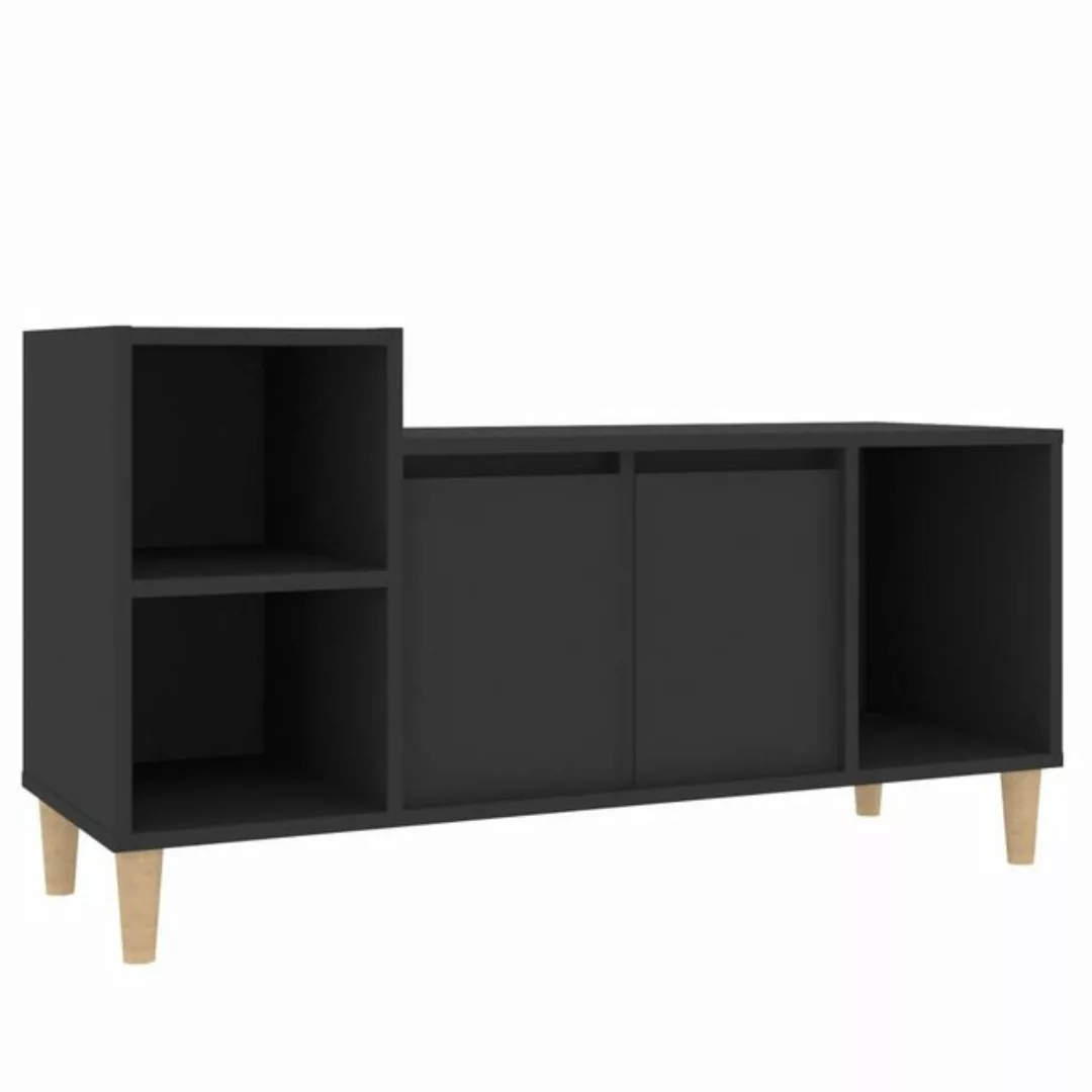 vidaXL TV-Schrank TV-Schrank Schwarz 100x35x55 cm Spanplatte günstig online kaufen