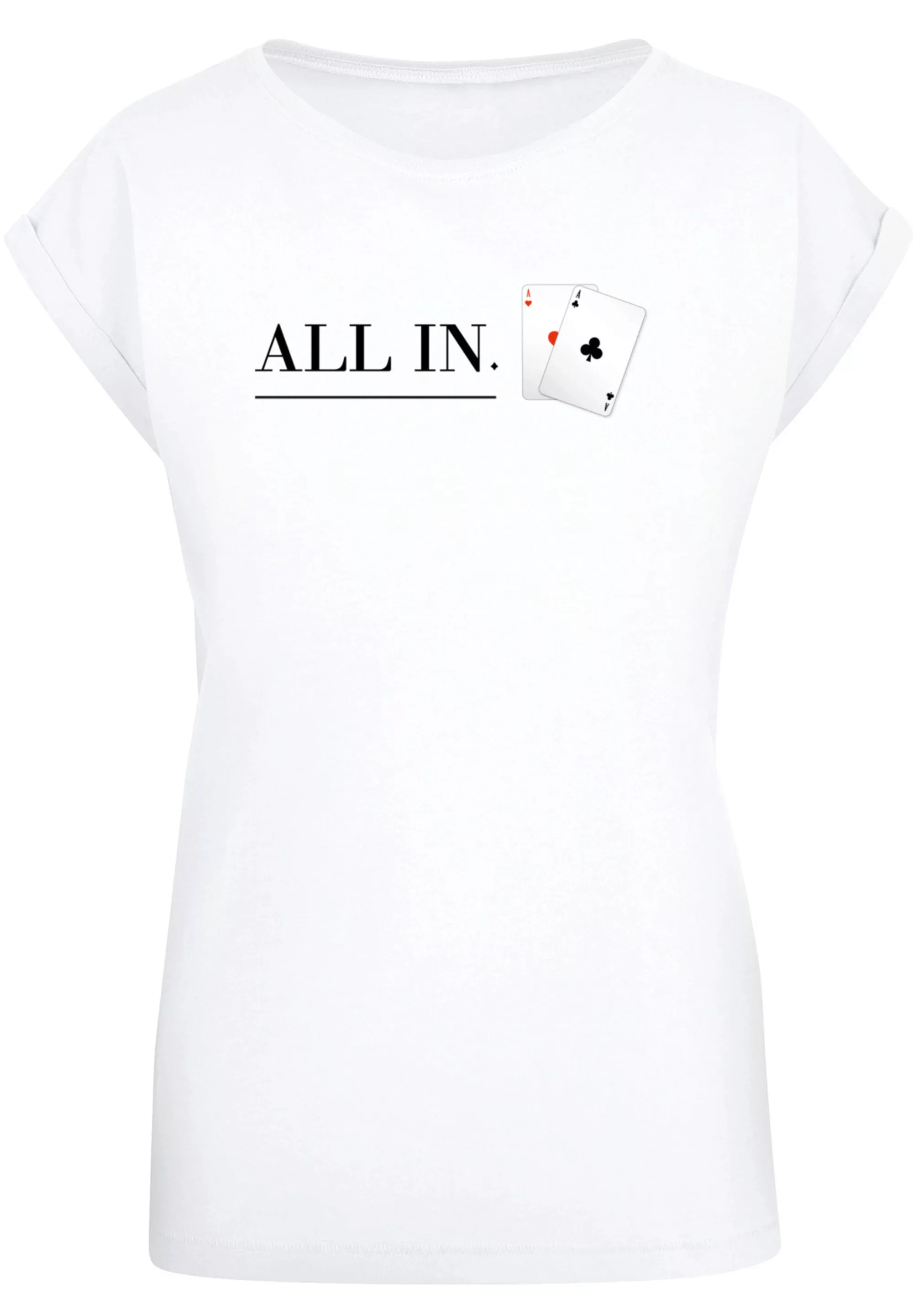 F4NT4STIC T-Shirt "Poker All In Karten" günstig online kaufen