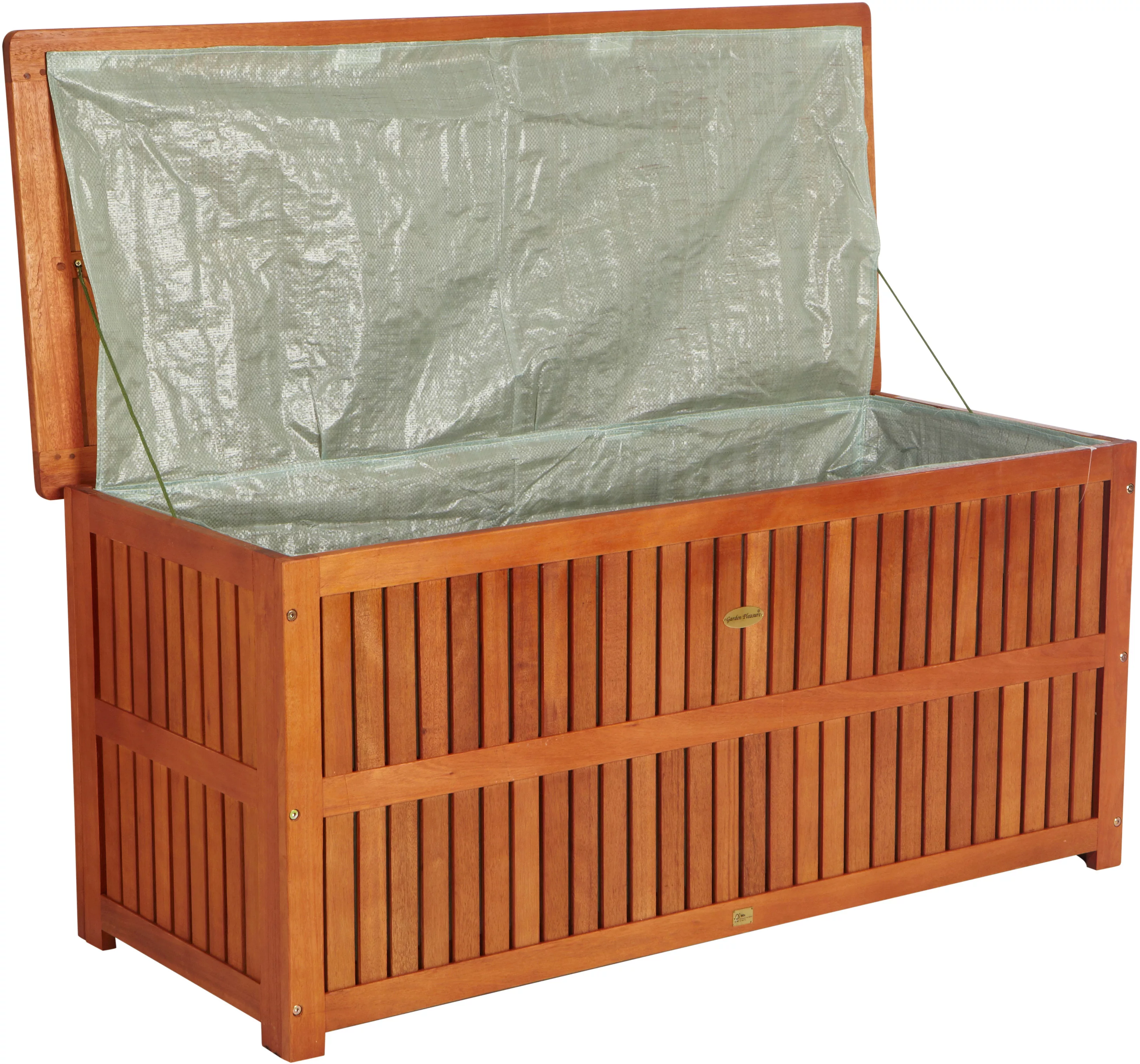 Garden Pleasure Auflagenbox, Eukalyptusholz, BxTxH: 130x55x58 cm günstig online kaufen