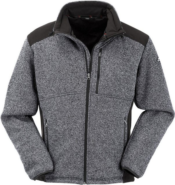 Maul Fleecejacke Brunnthal II-Strickfleecejacke GREY/BLACK günstig online kaufen