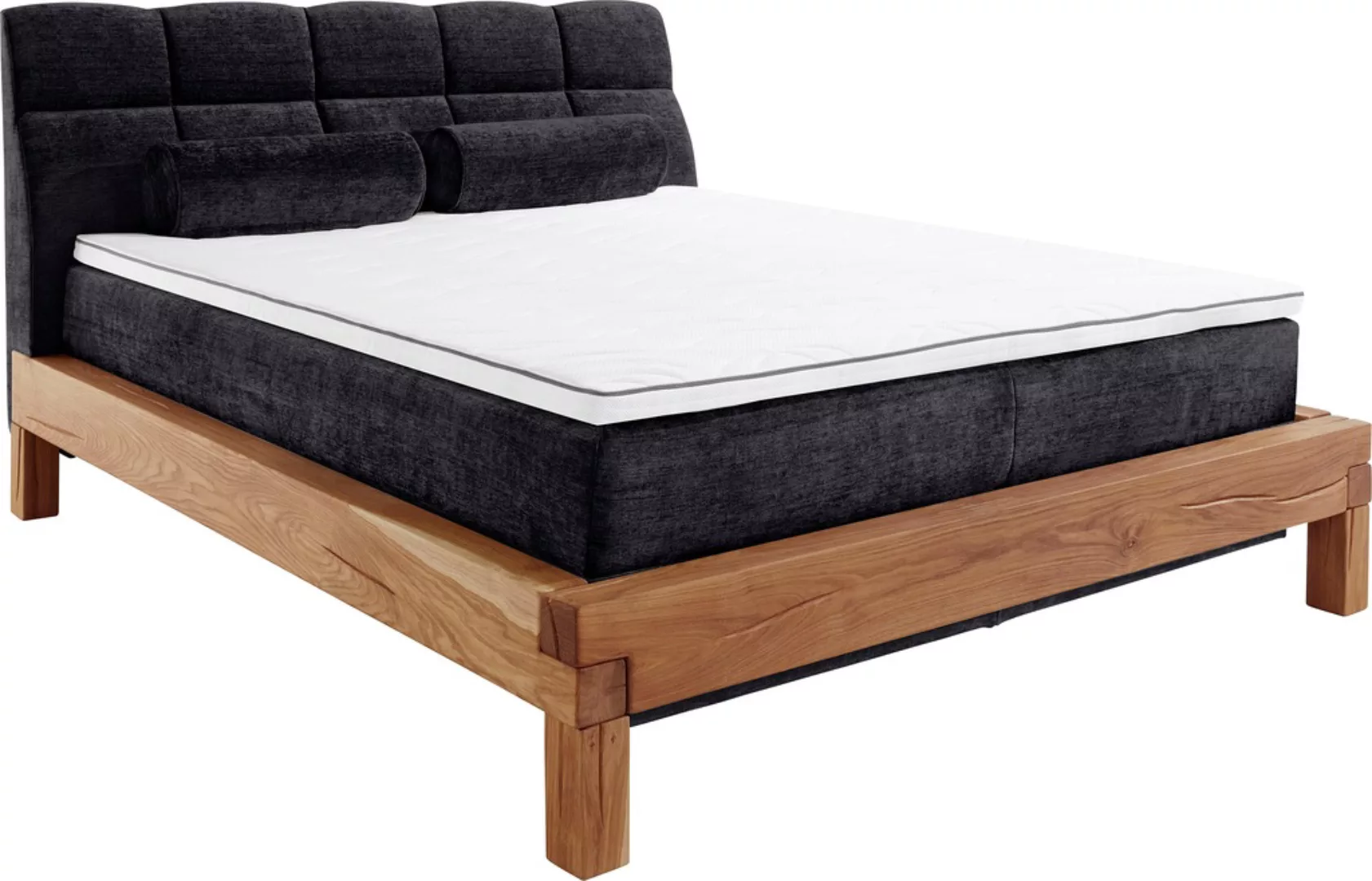 Home affaire Boxspringbett "Villads", Liegefläche: 160/200 cm aus Balkeneic günstig online kaufen