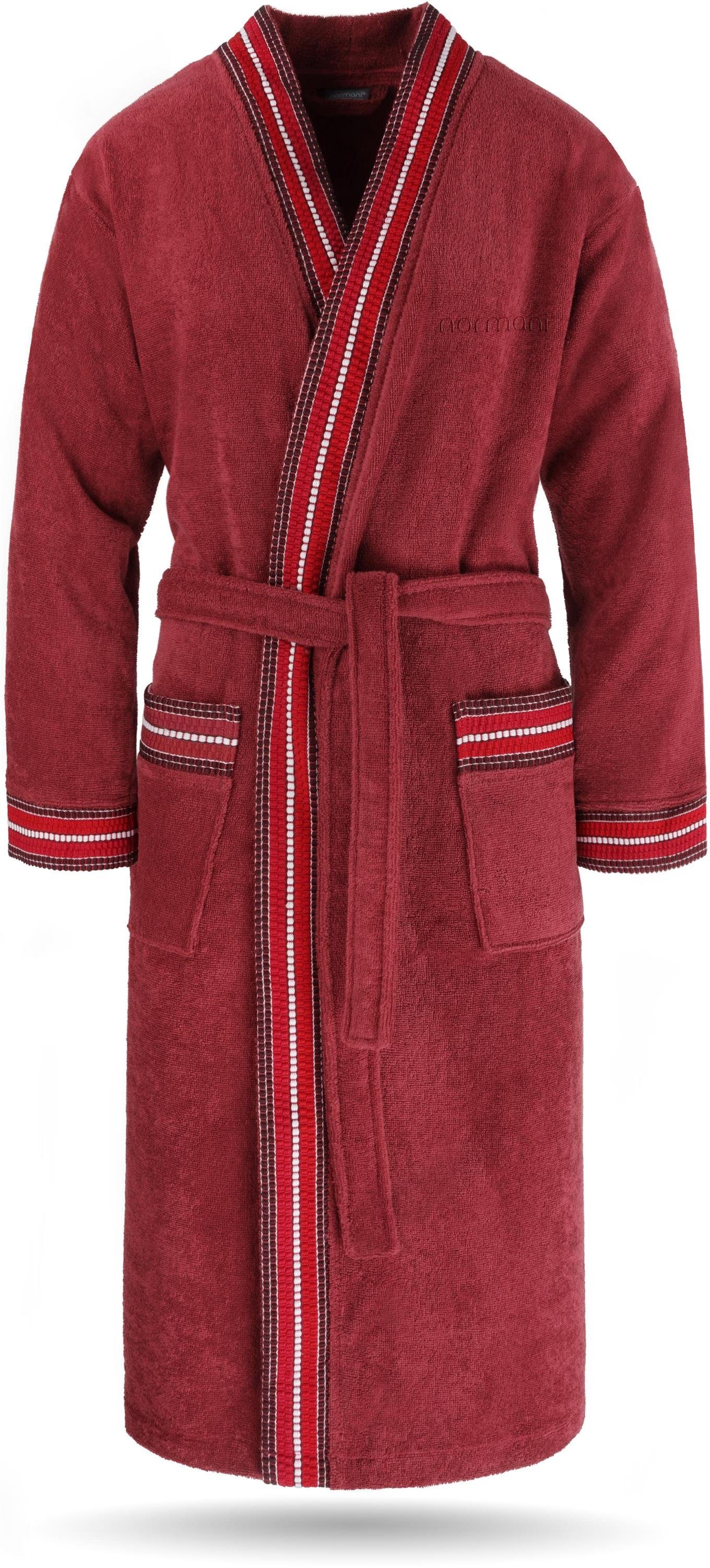 normani Bademantel Bademantel Lean, Bio-Baumwolle, Schalkragen, günstig online kaufen