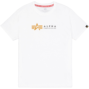 Alpha Industries  T-Shirts & Poloshirts Alpha Label T-Shirt - white günstig online kaufen