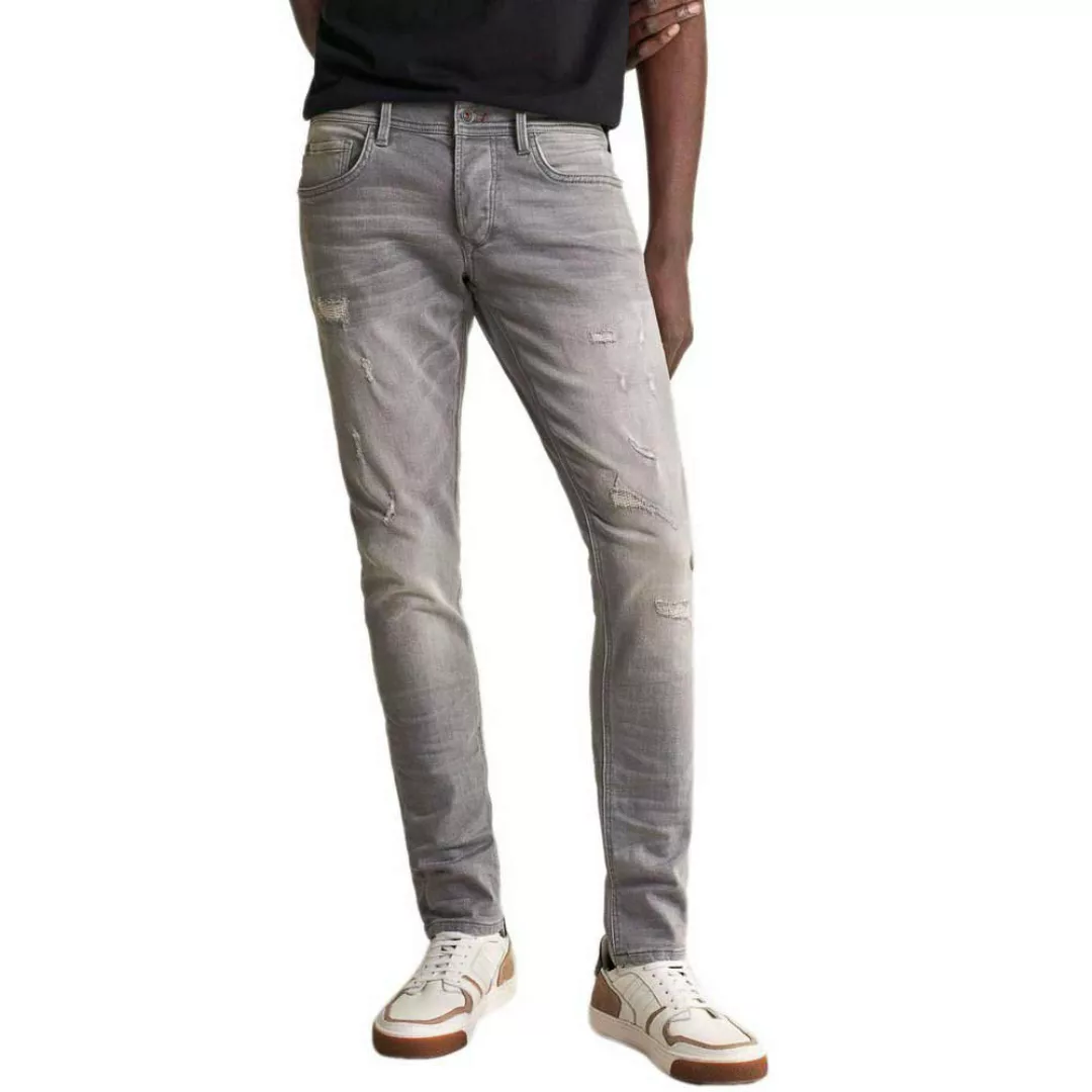 Salsa Jeans Clash Skinny Zerrissene Joggingjeans 31 Gray günstig online kaufen
