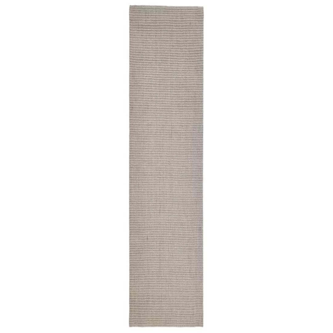 Vidaxl Teppich Natur Sisal 80x350 Cm Sandfarbe günstig online kaufen