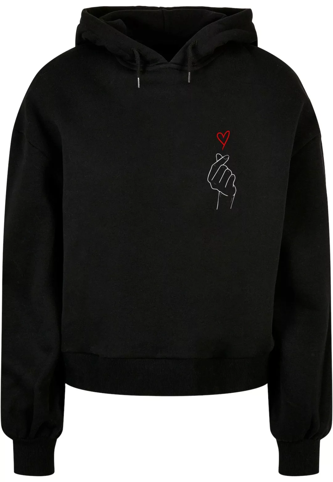 Merchcode Kapuzenpullover "Merchcode Damen Ladies K Heart Organic Oversized günstig online kaufen