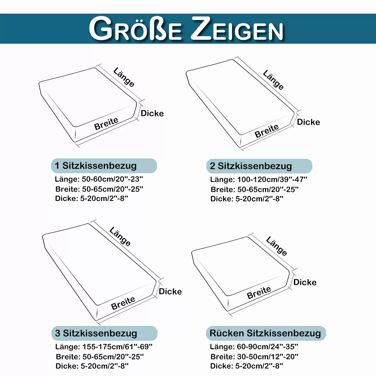 BTTO Sofahusse Sofabezug Wasserdichter Kissenbezug,Sofabezug mit günstig online kaufen