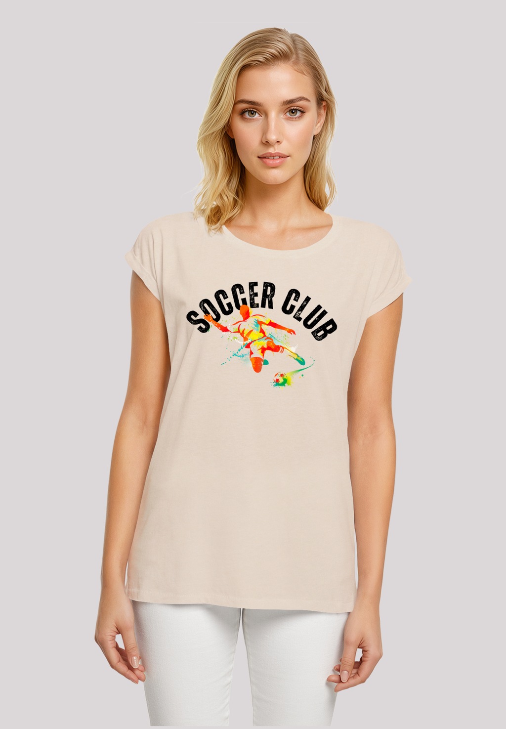 F4NT4STIC T-Shirt "Soccer Club Sport Fan Artwork", Premium Qualität günstig online kaufen