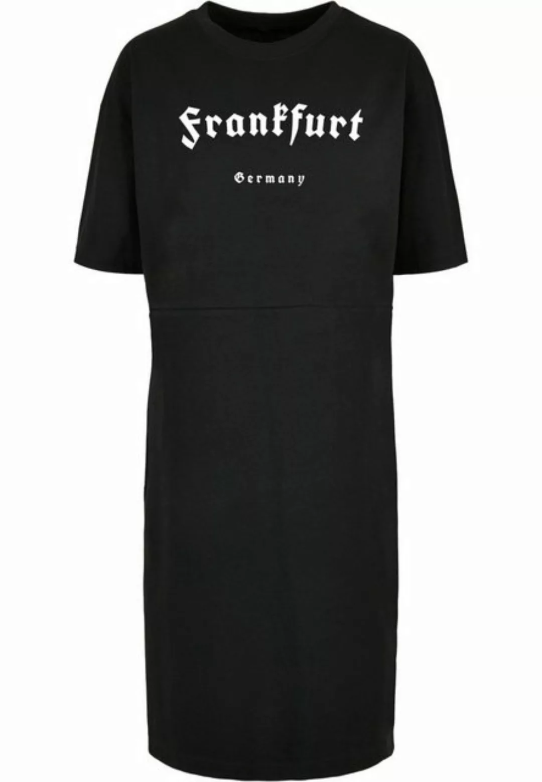 Merchcode Stillkleid "Damen Ladie Frankfurt X Organic Oversized Slit Tee Dr günstig online kaufen