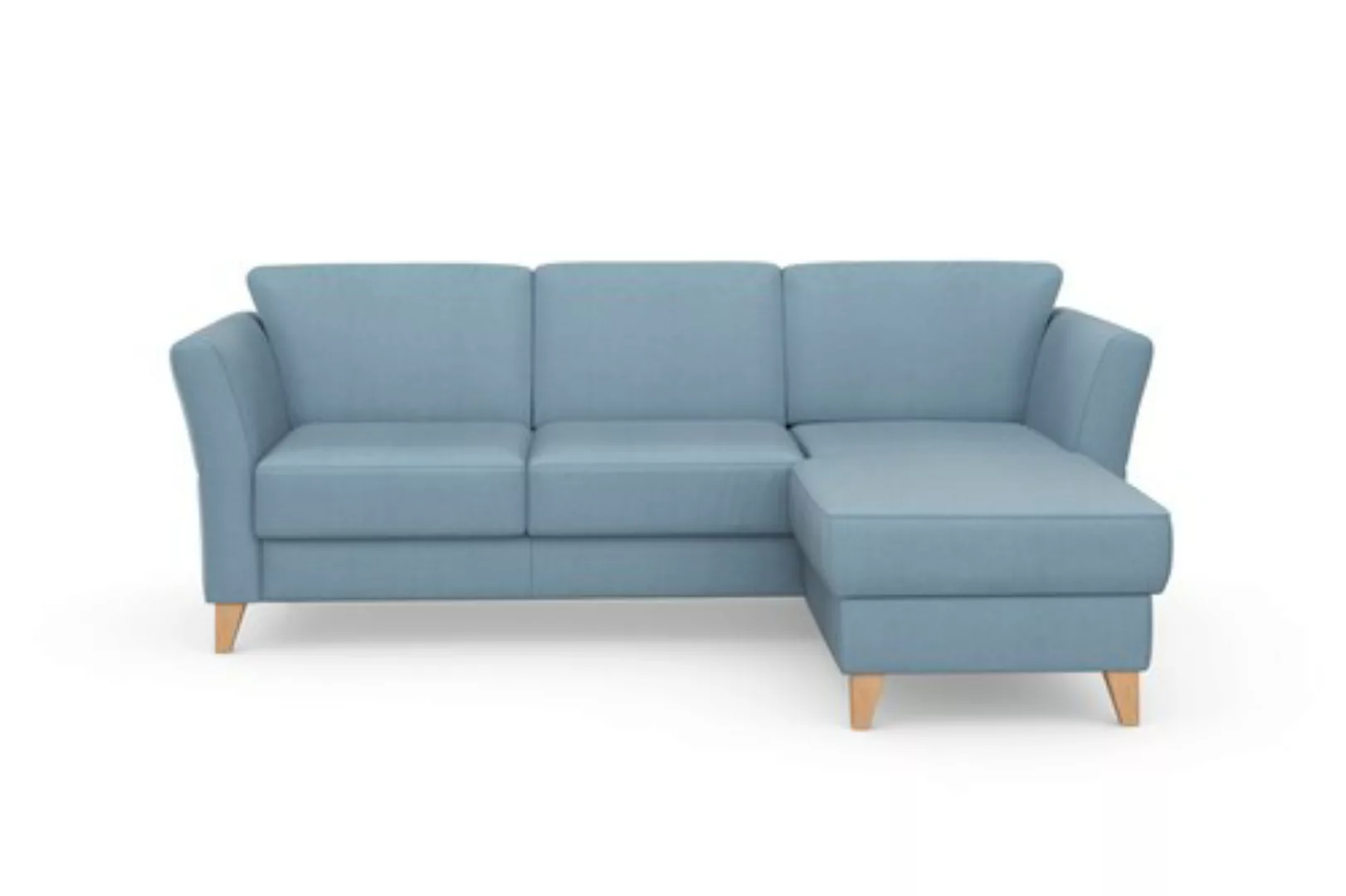 sit&more Ecksofa »Visby L-Form«, Wahlweise mit Bettfunktion und Bettkasten, günstig online kaufen